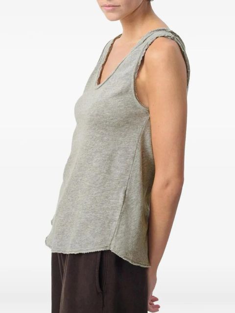 American Vintage Sonoma raw-edge top - Grey