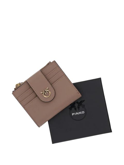 PINKO chevron-patterned wallet - Neutrals