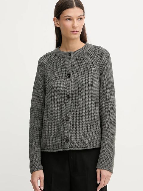 Marc O'Polo kardigan bawełniany damski kolor szary lekki 600605961003 - zdjęcie produktu nr 1