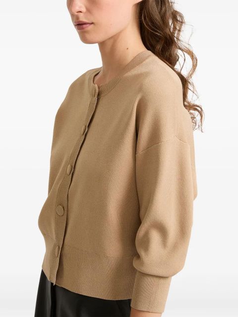 Yves Salomon cropped cardigan - Neutrals