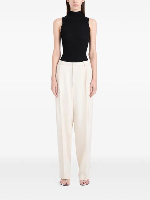 Proenza Schouler Clementina twill pleated trousers - Neutrals - zdjęcie produktu nr 2