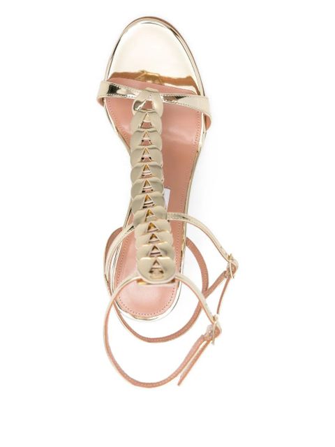 Aquazzura 85mm Destiny sandals - Yellow