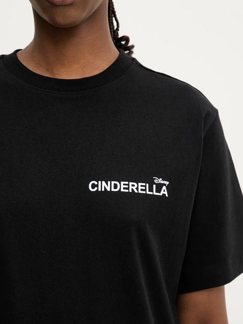Coperni x Disney t-shirt bawełniany Cinderella damski kolor czarny DJS03F5036CIN