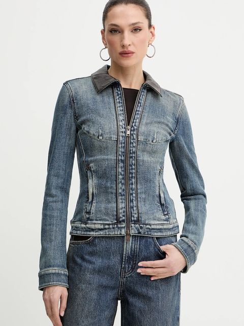 Miss Sixty kurtka jeansowa kolor niebieski przejściowa 6S3WJ44200 - zdjęcie produktu nr 1