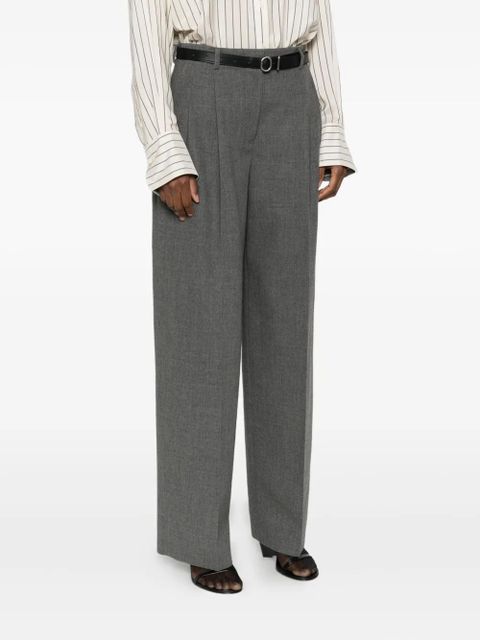 Jil Sander belted pants - Grey