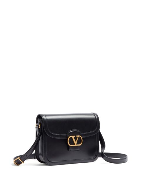 Valentino Garavani 9to5 leather shoulder bag - Black