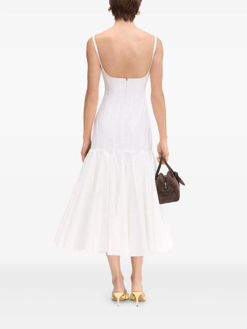 Jacquemus La Robe Agave midi dress - White