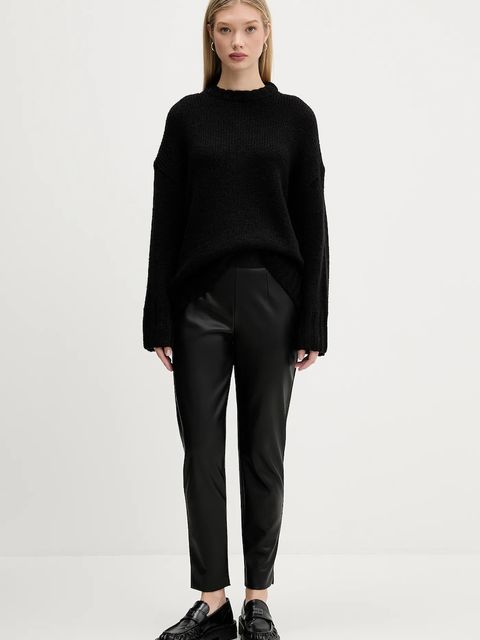 HUGO sweter z wełną damski kolor czarny 50548137 - zdjęcie produktu nr 2