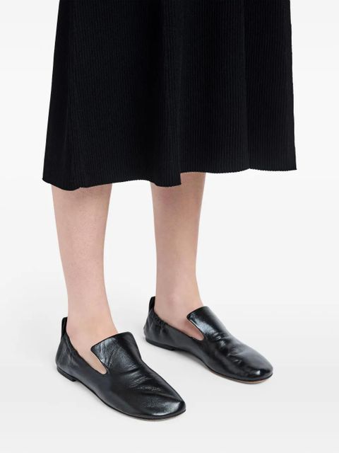 Proenza Schouler glove ruched loafers - Black