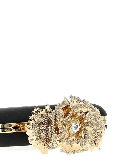 Alexander McQueen Carnation Knuckle clutch bag - Black