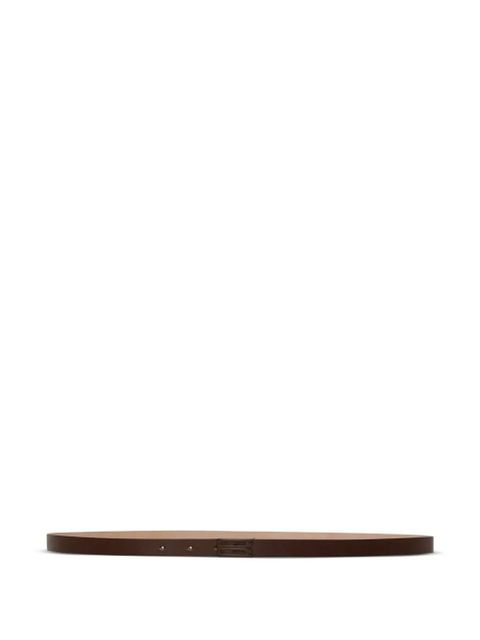 Victoria Beckham logo-buckle leather belt - Brown - zdjęcie produktu nr 1