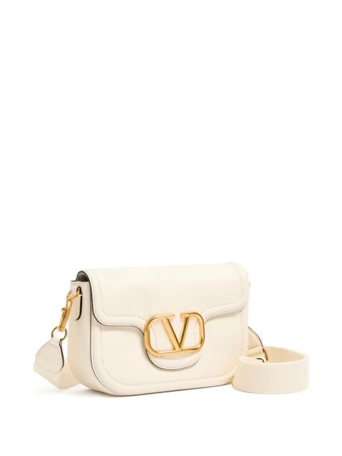 Valentino Garavani Alltime leather shoulder bag - Neutrals