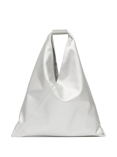 MM6 Maison Margiela Japanese triangular folded tote bag - Silver