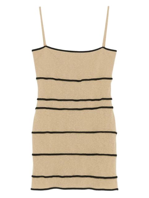 Nanushka tube-dress striped mini dress - Neutrals - zdjęcie produktu nr 1