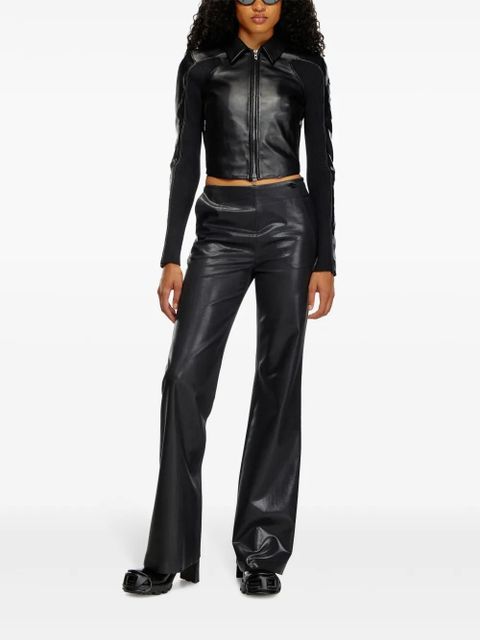 Diesel panelled leather jacket - Black - zdjęcie produktu nr 2