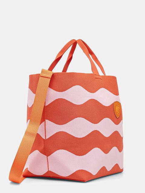 Blauer torebka shopper damska - zdjęcie produktu nr 1