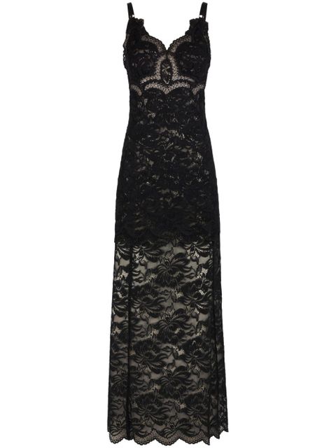 Rabanne lace maxi dress - Black - zdjęcie produktu nr 1