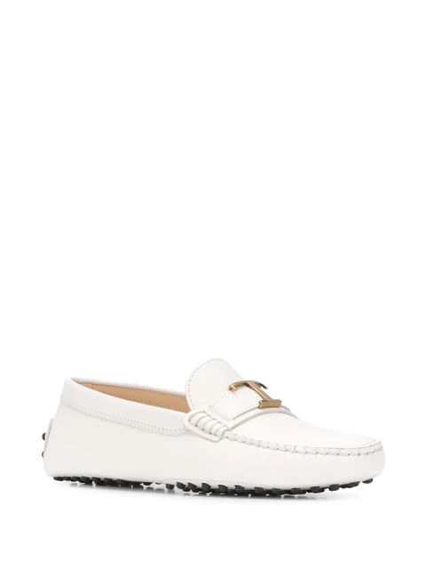 Tod's Gommino leather loafers - White