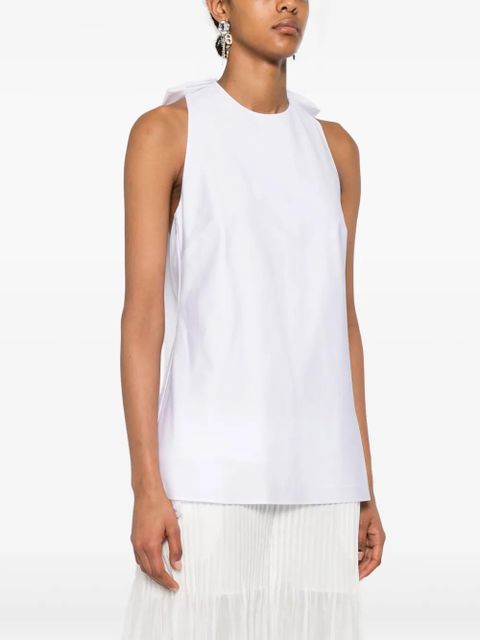 Simone Rocha bow-detail tank top - White