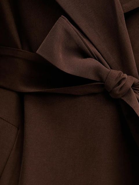 Answear.LAB marynarka kolor brązowy oversize gładka