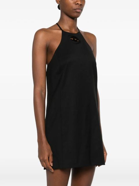 Diesel D-Elma logo-cutout mini dress - Black