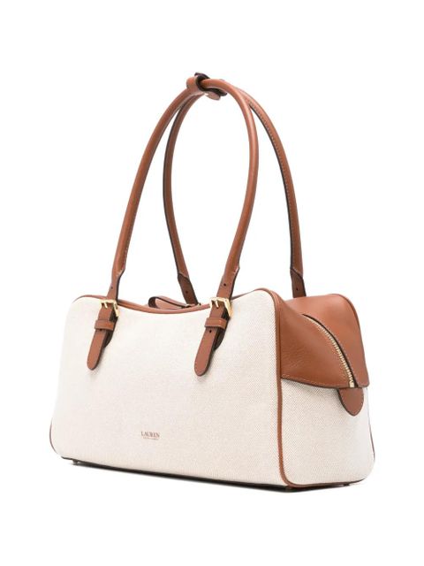 Lauren Ralph Lauren buckle charm tote bag - Neutrals