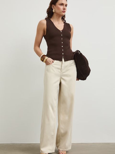 Medicine jeansy wide leg damskie - zdjęcie produktu nr 1