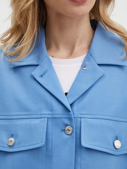 Moschino Jeans kurtka z domieszką wełny