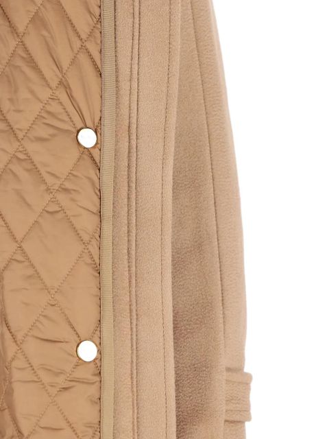 Max Mara quilted wool coat - Brown