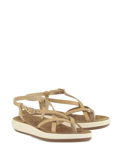 Ancient Greek Sandals leather crisscross sandals - Neutrals - zdjęcie produktu nr 2