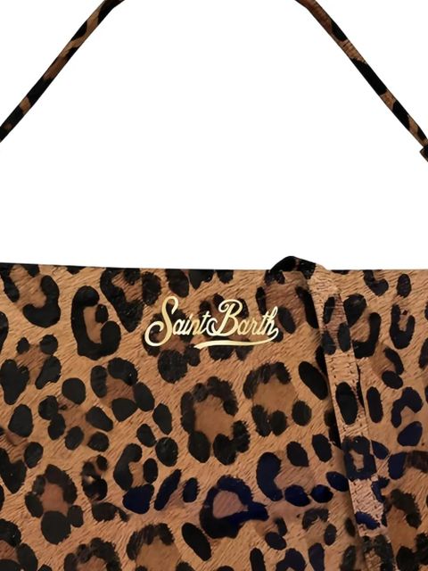 MC2 Saint Barth Aline Shoulder leopard print shoulder bag - Brown