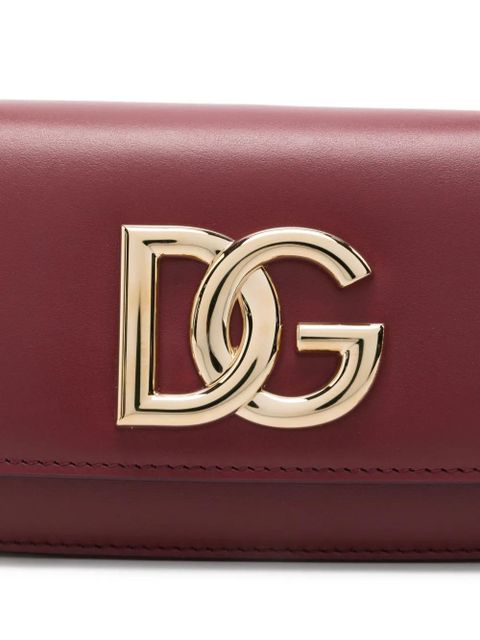 Dolce & Gabbana 3.5 logo-plaque tote bag - Red