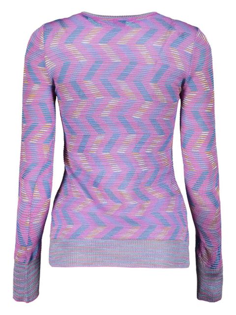 Missoni Zigzag sweater - Purple - zdjęcie produktu nr 2