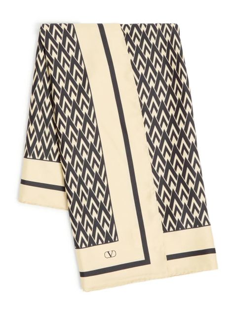 Valentino Garavani Toute La V scarf - Neutrals