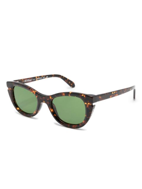 Off-White Eyewear cat-eye frame sunglasses - Brown - zdjęcie produktu nr 2