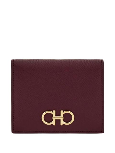 Ferragamo Gancini buckle compact wallet - Purple - zdjęcie produktu nr 1