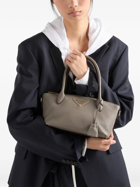 Prada leather mini handbag - Grey - zdjęcie produktu nr 2