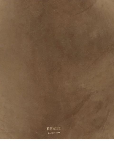KHAITE suede shoulder bag - Brown - zdjęcie produktu nr 2