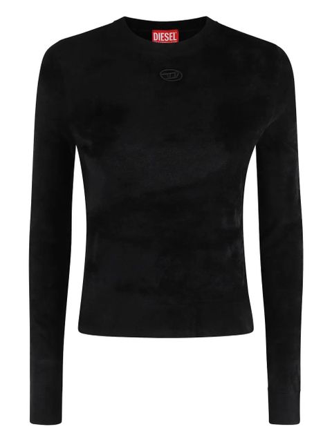 Diesel embroidered-logo T-shirt - Black - zdjęcie produktu nr 1