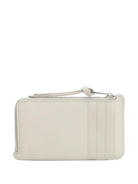 LOEWE inlay-checkered leather card holder - Neutrals - zdjęcie produktu nr 2