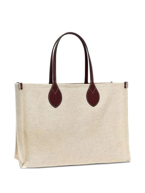 Gucci logo-print canvas tote bag - Neutrals - zdjęcie produktu nr 2