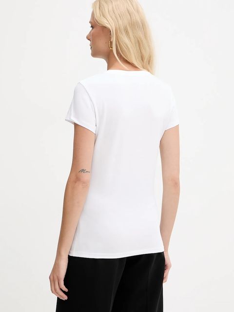 Armani Exchange t-shirt damski kolor biały XW001349 AF17173 - zdjęcie produktu nr 2