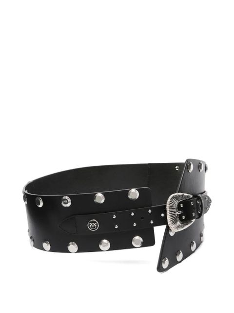 PINKO studded buckle belt - Black - zdjęcie produktu nr 2