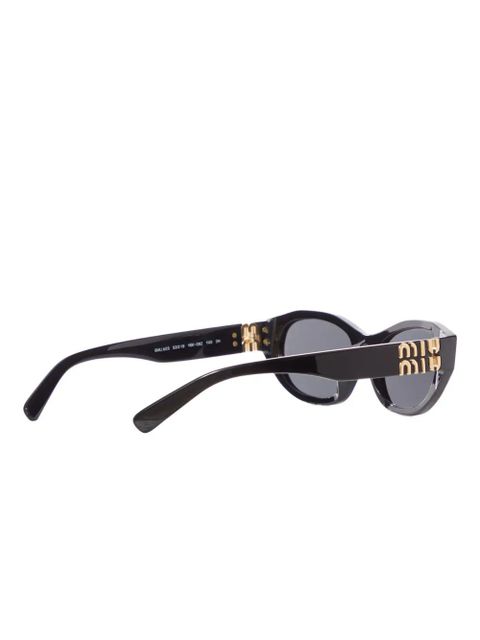 Miu Miu oval-frame sunglasses - Black - zdjęcie produktu nr 2