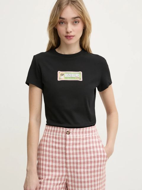 Moschino Jeans t-shirt bawełniany - zdjęcie produktu nr 1