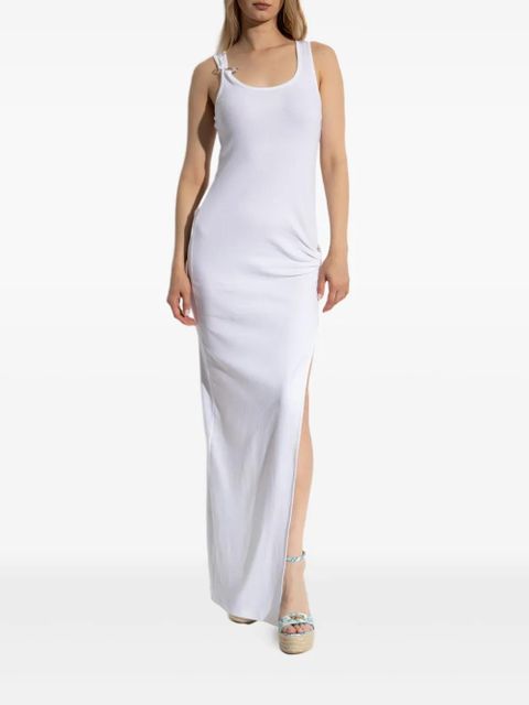 Versace asymmetrical ruched maxi dress - White - zdjęcie produktu nr 2