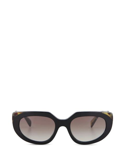 Prada Eyewear geometric-frame sunglasses - Black - zdjęcie produktu nr 1