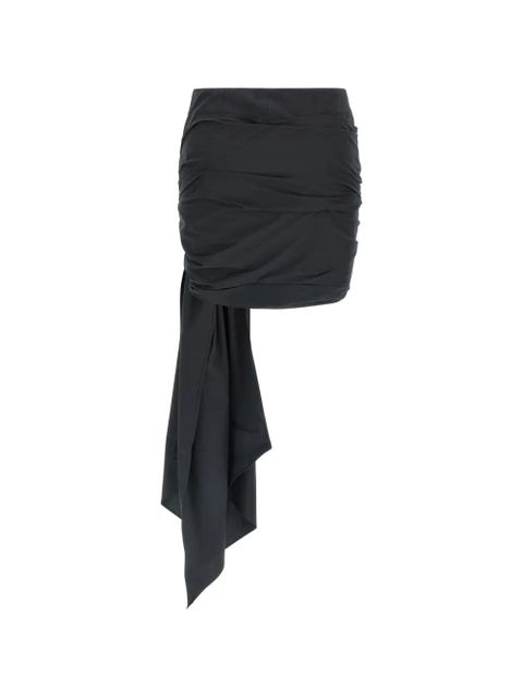 The Attico knot-detail mini skirt - Black - zdjęcie produktu nr 2