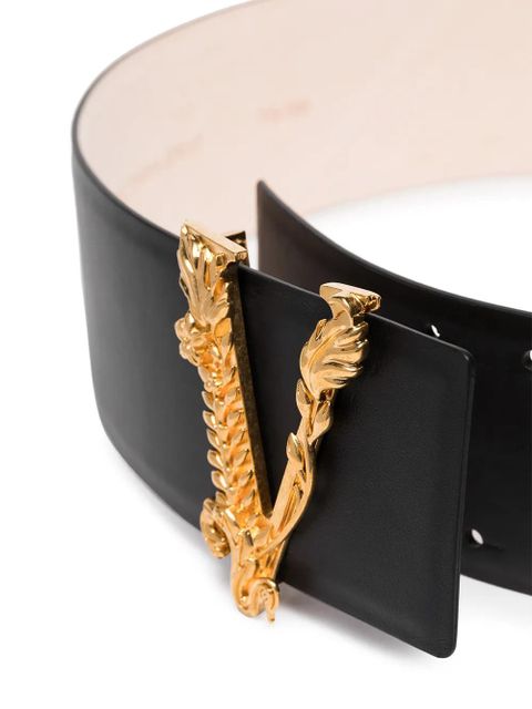 Versace Virtue leather belt - Black