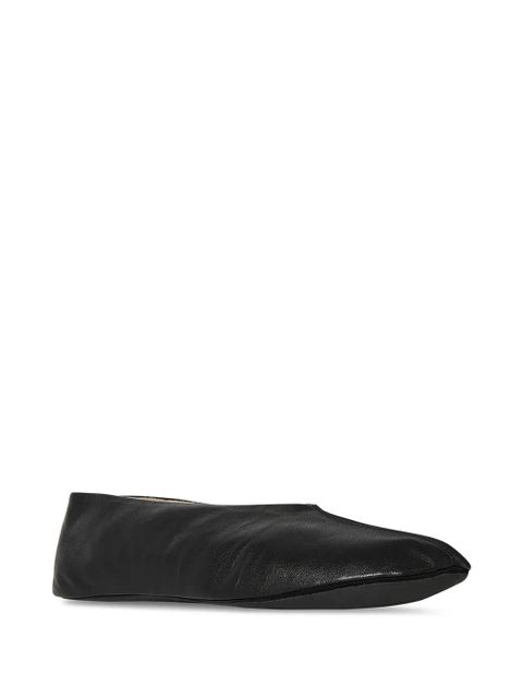 The Row Stella leather ballet flats - Black - zdjęcie produktu nr 2